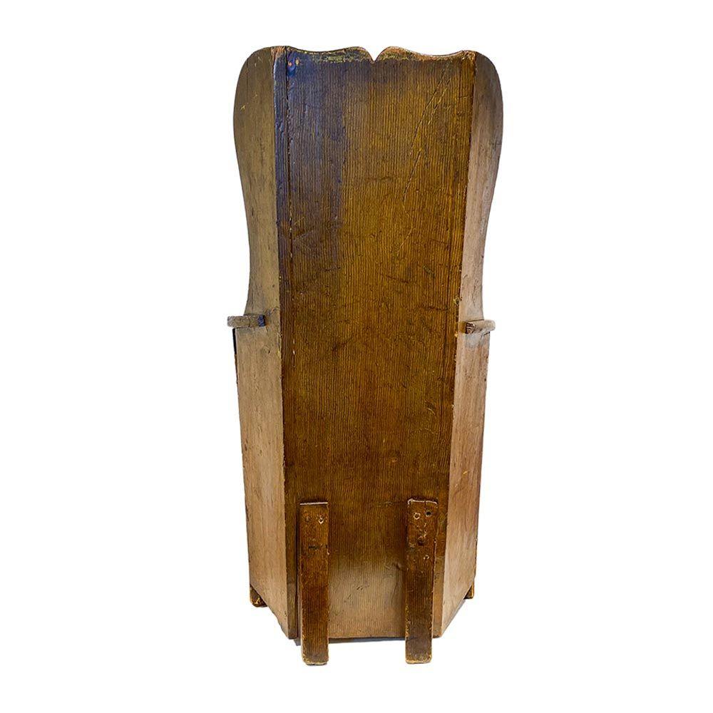 George III Lambing Chair, original kammgemalte Oberfläche (Handgefertigt) im Angebot
