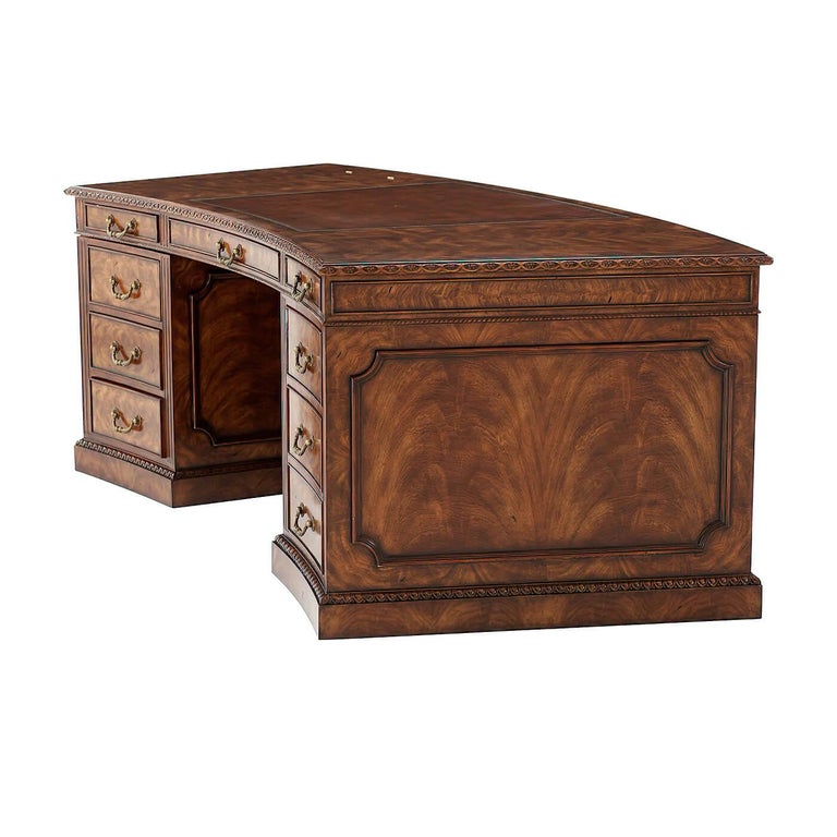 George III Leather Top Desk For Sale at 1stDibs