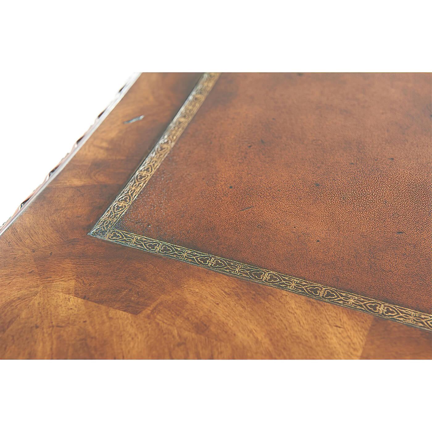 George III Leather Top Desk 1