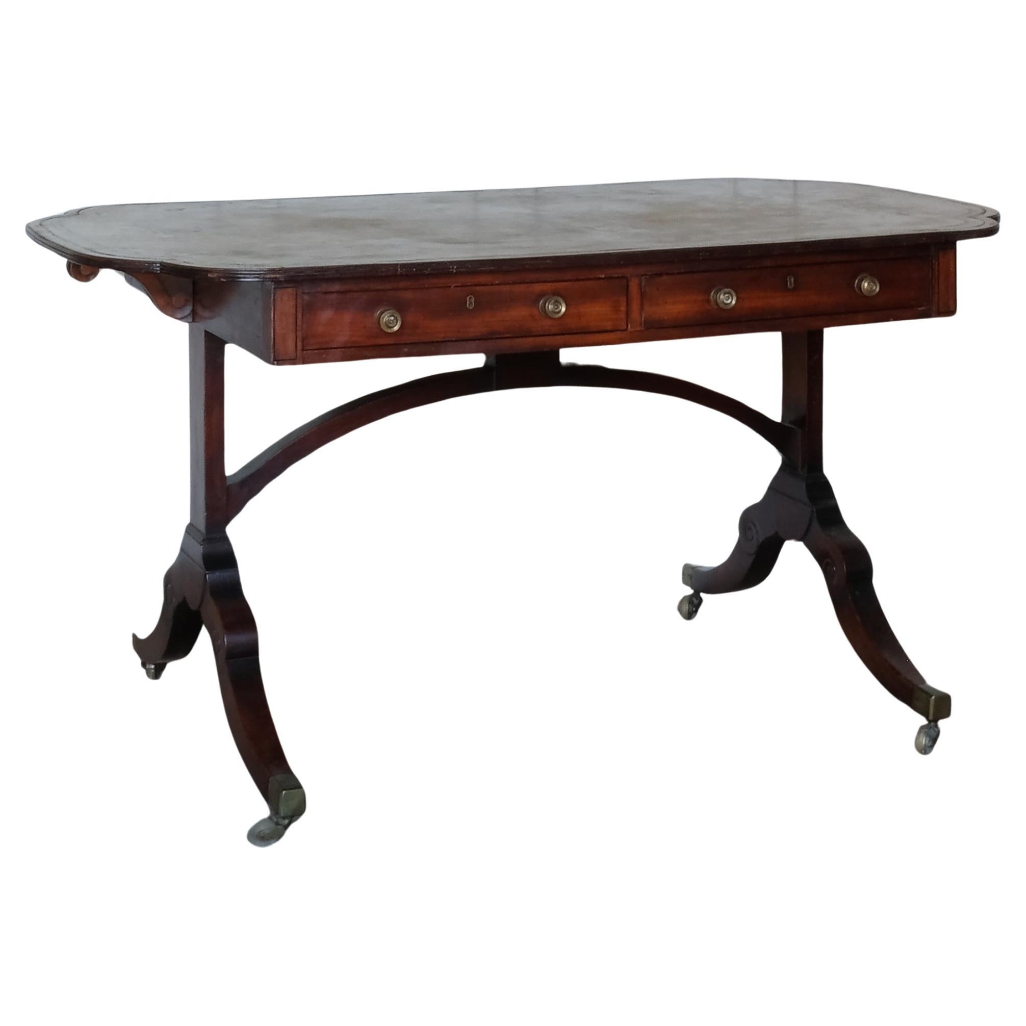 George III Library Table For Sale
