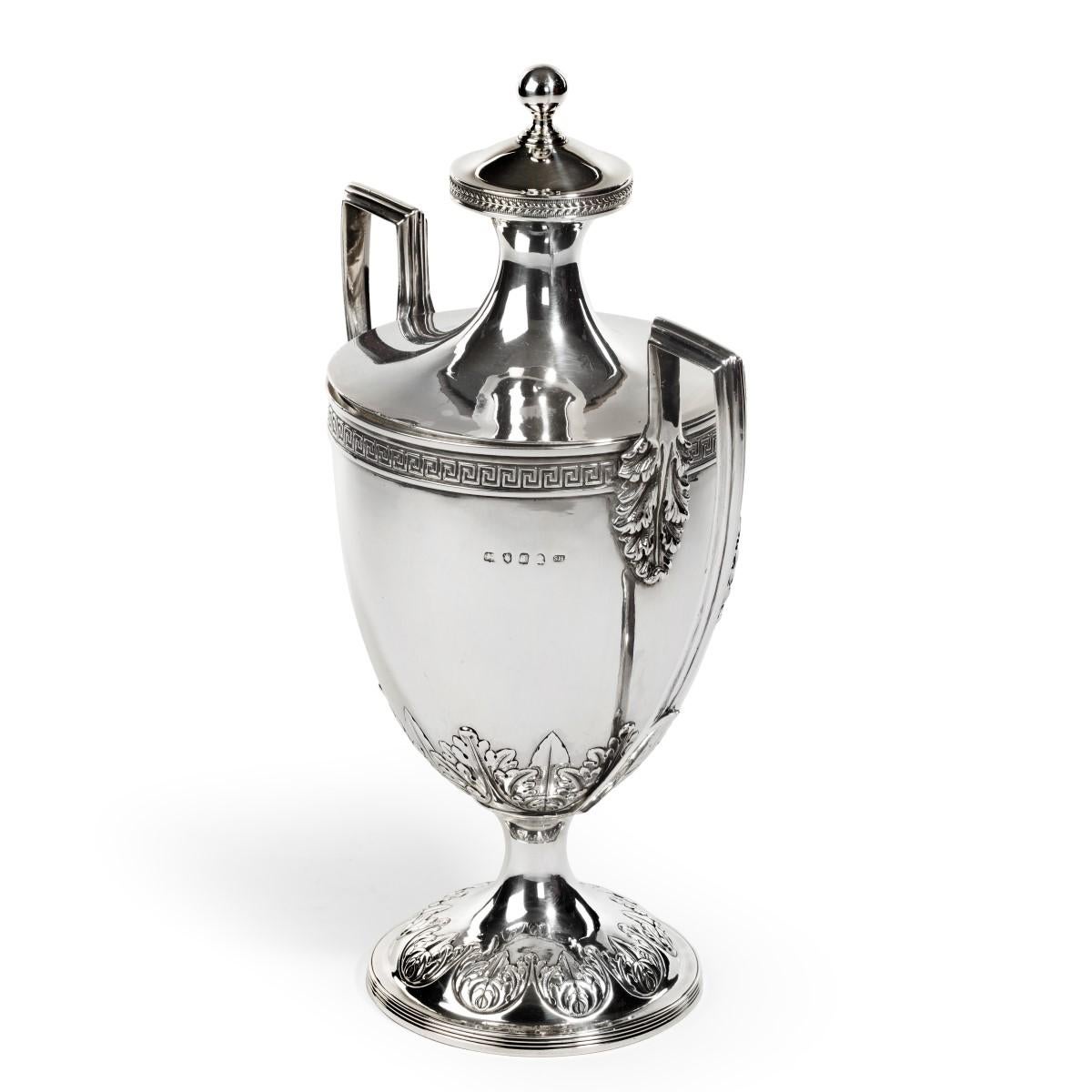 Early 19th Century George III Lloyds Patriotic Fund Silver and Silver Gilt Vase and Cover by Samuel For Sale