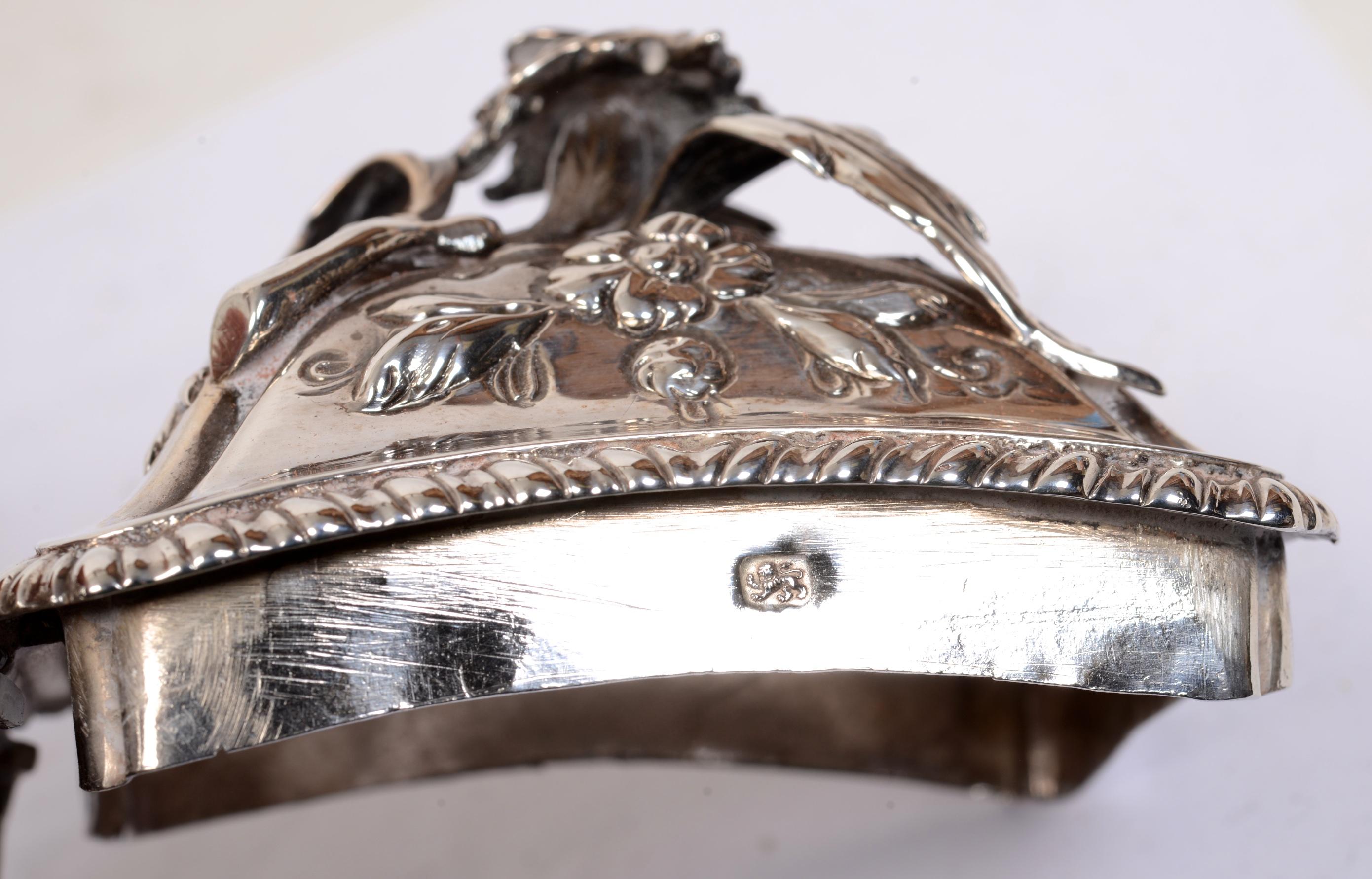 George III London Sterling Silver Tea Caddy by Samuel Herbert & Co, circa 1766 4