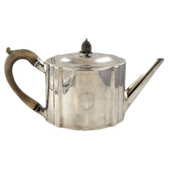 George III London Sterling Silver Teapot 1785