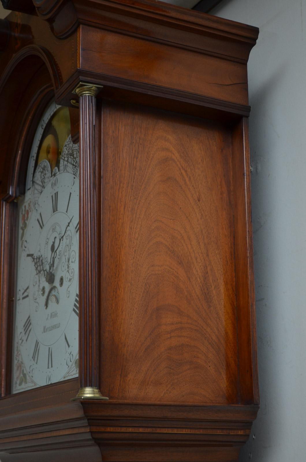 George III Longcase Clock by J. Wilde, Macclesfield 12