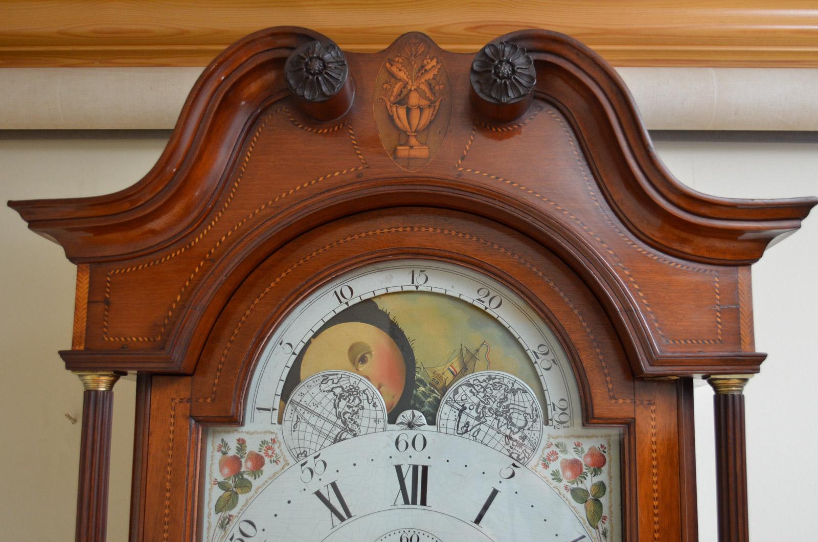 English George III Longcase Clock by J. Wilde, Macclesfield