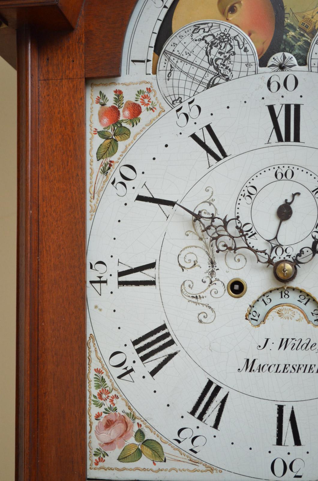 George III Longcase Clock by J. Wilde, Macclesfield 1