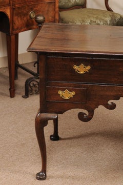 George III Lowboy in Oak, England ca. 1760