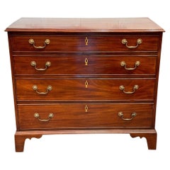 George III Mahogany 19th Century Chest