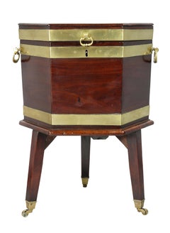 George III Mahagoni und Messing montiert Celleret