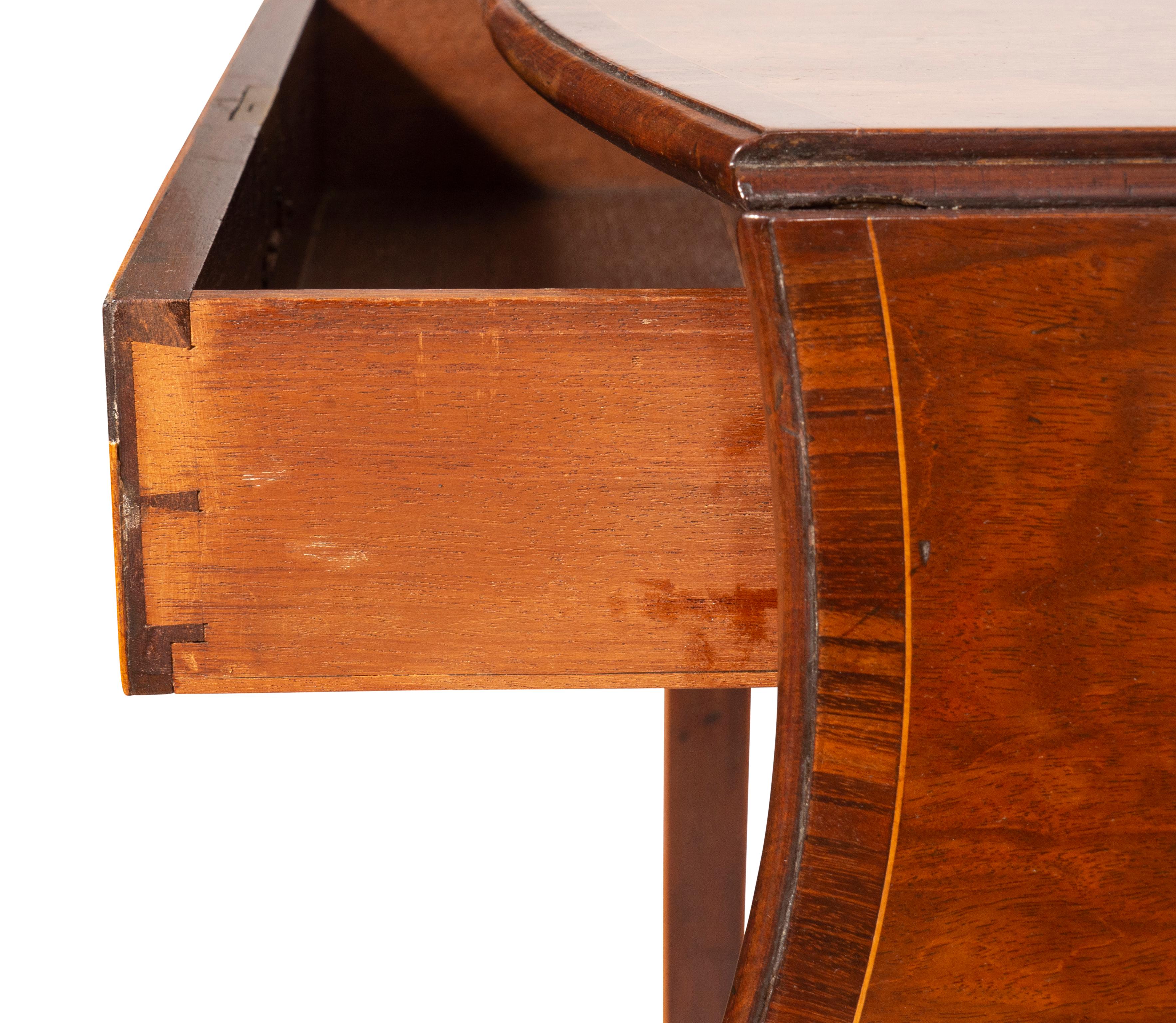 George III Mahogany And Gonsalvo Alves Pembroke Table For Sale 5