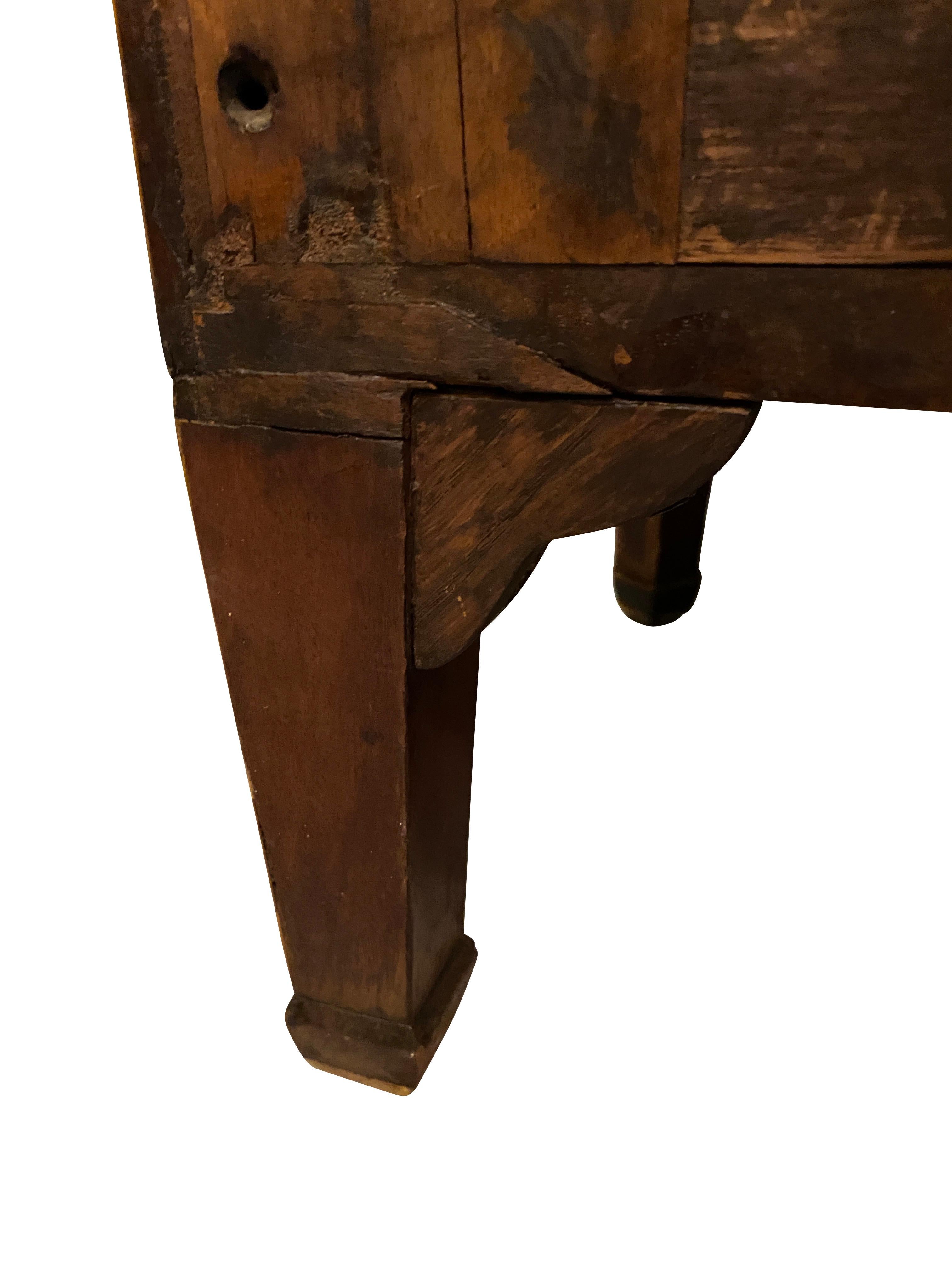 Late 18th Century George III Mahogany and Rosewood Credenza