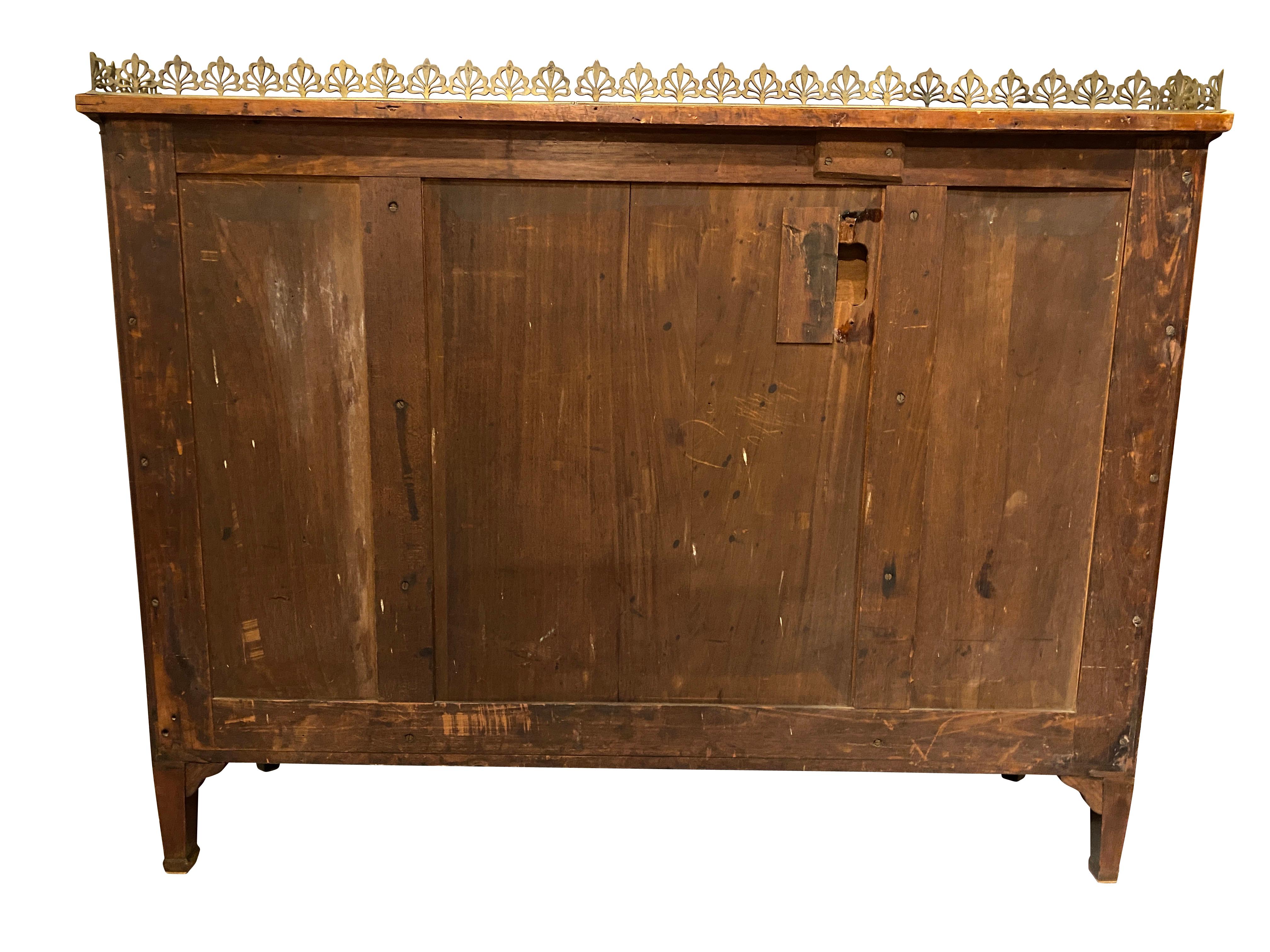 George III Mahogany and Rosewood Credenza 1