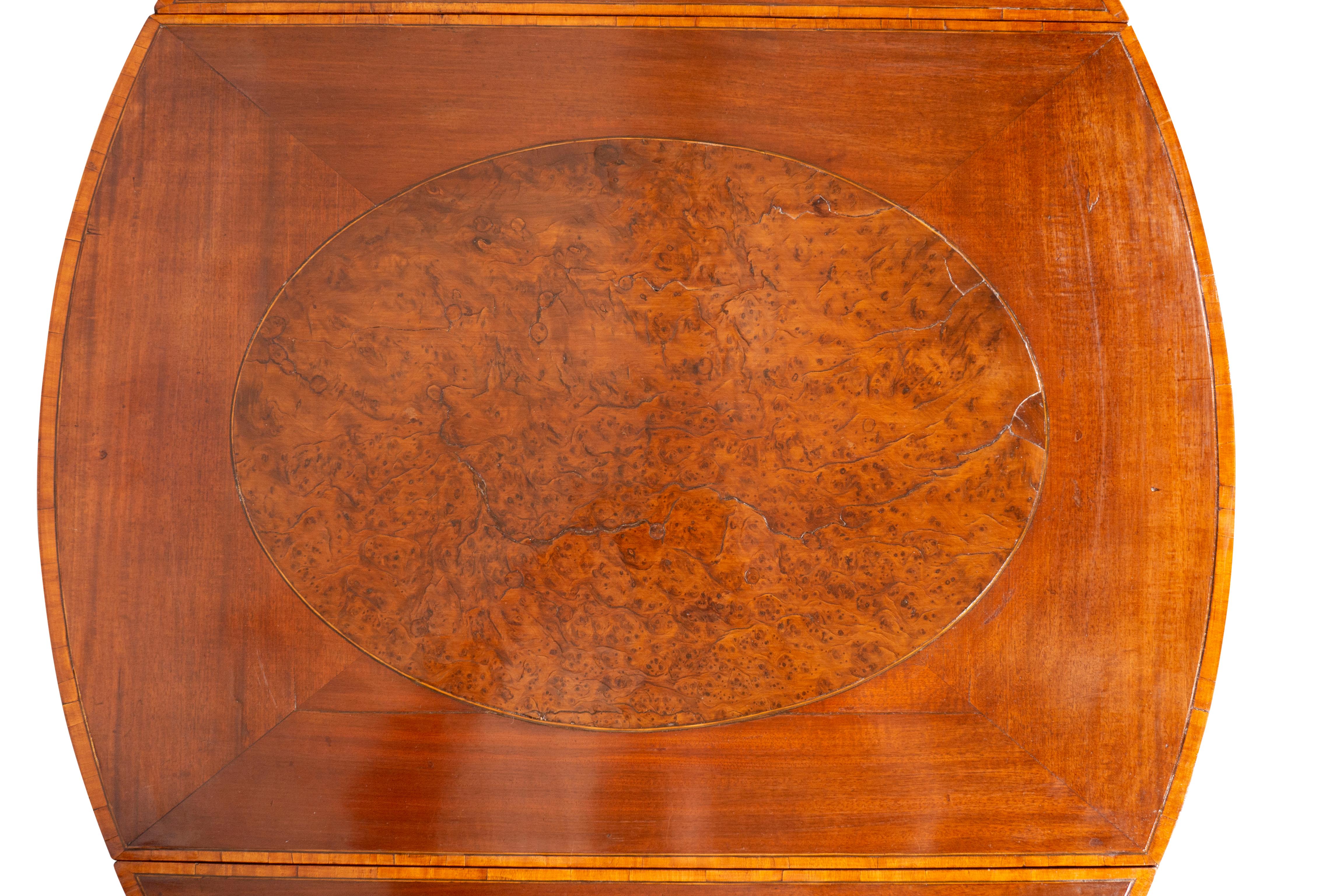 George III Mahogany And Thuya Wood Pembroke Table For Sale 11