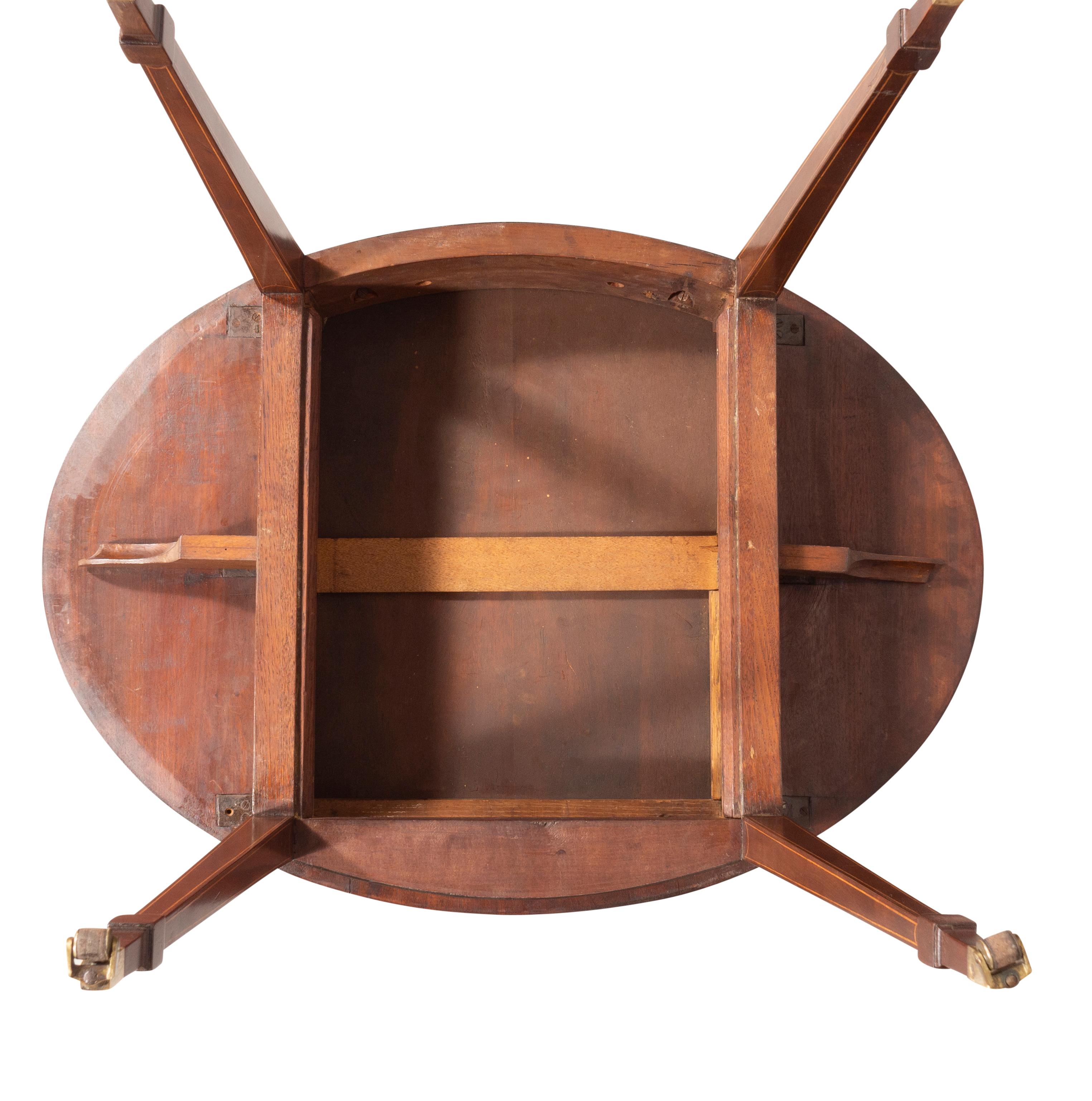 Pembroke-Tisch aus Mahagoni und Thuya-Holz, George III.-Periode im Angebot 12
