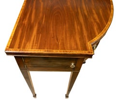 George III Mahogany And Tulipwood Banded Serving Table
