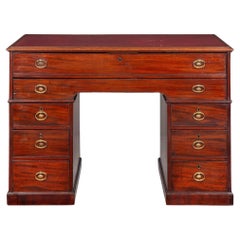 George III Mahogany Architect’s Desk attr. Gillows of Lancaster circa 1790
