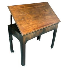 George III Mahogany Architects Desk