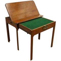 George III Mahogany Architects Desk, circa 1770
