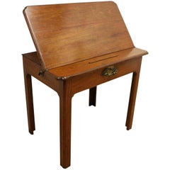 George III Mahogany Architects Desk, circa 1770