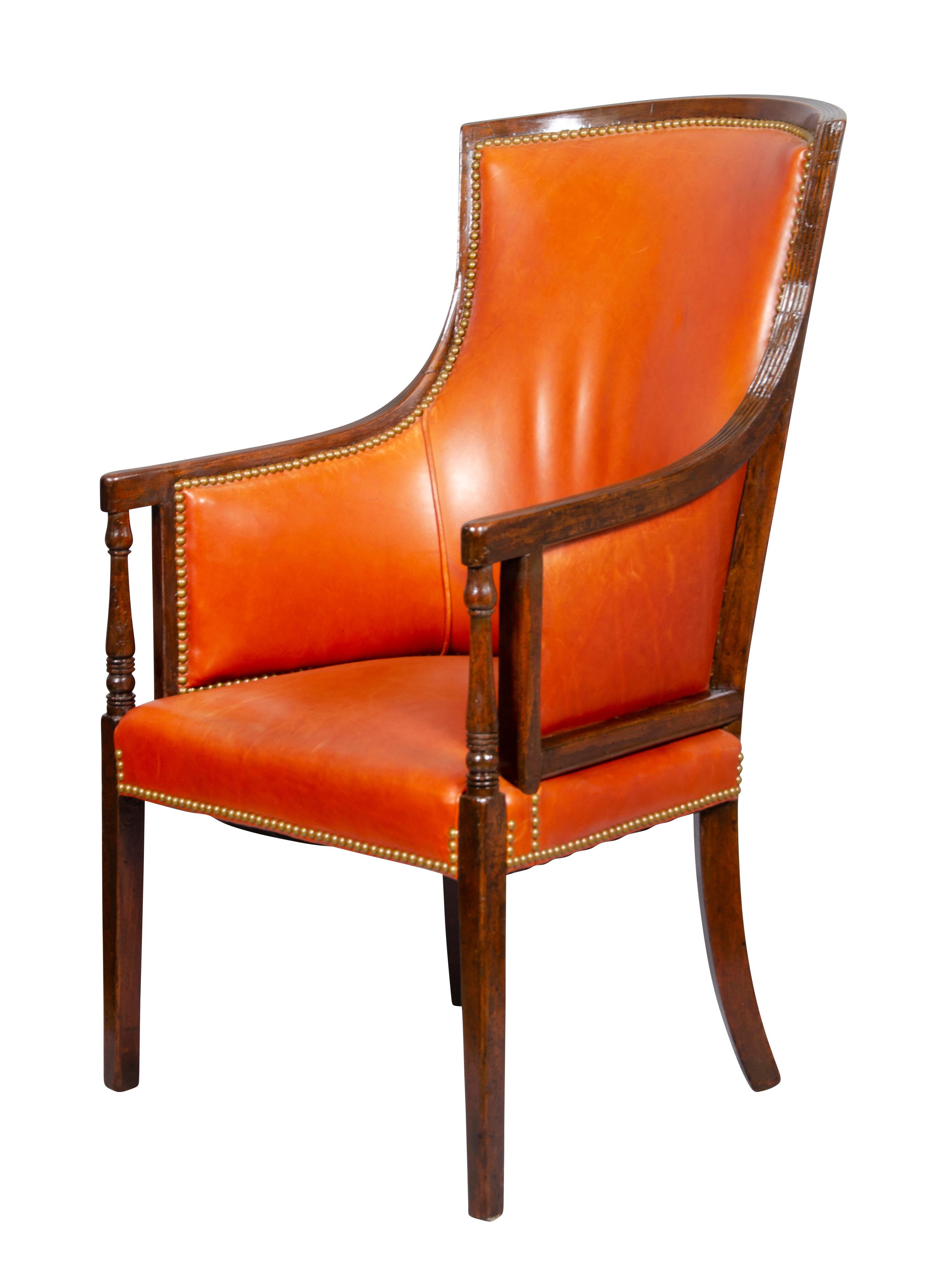 George III Mahogany Armchair 6