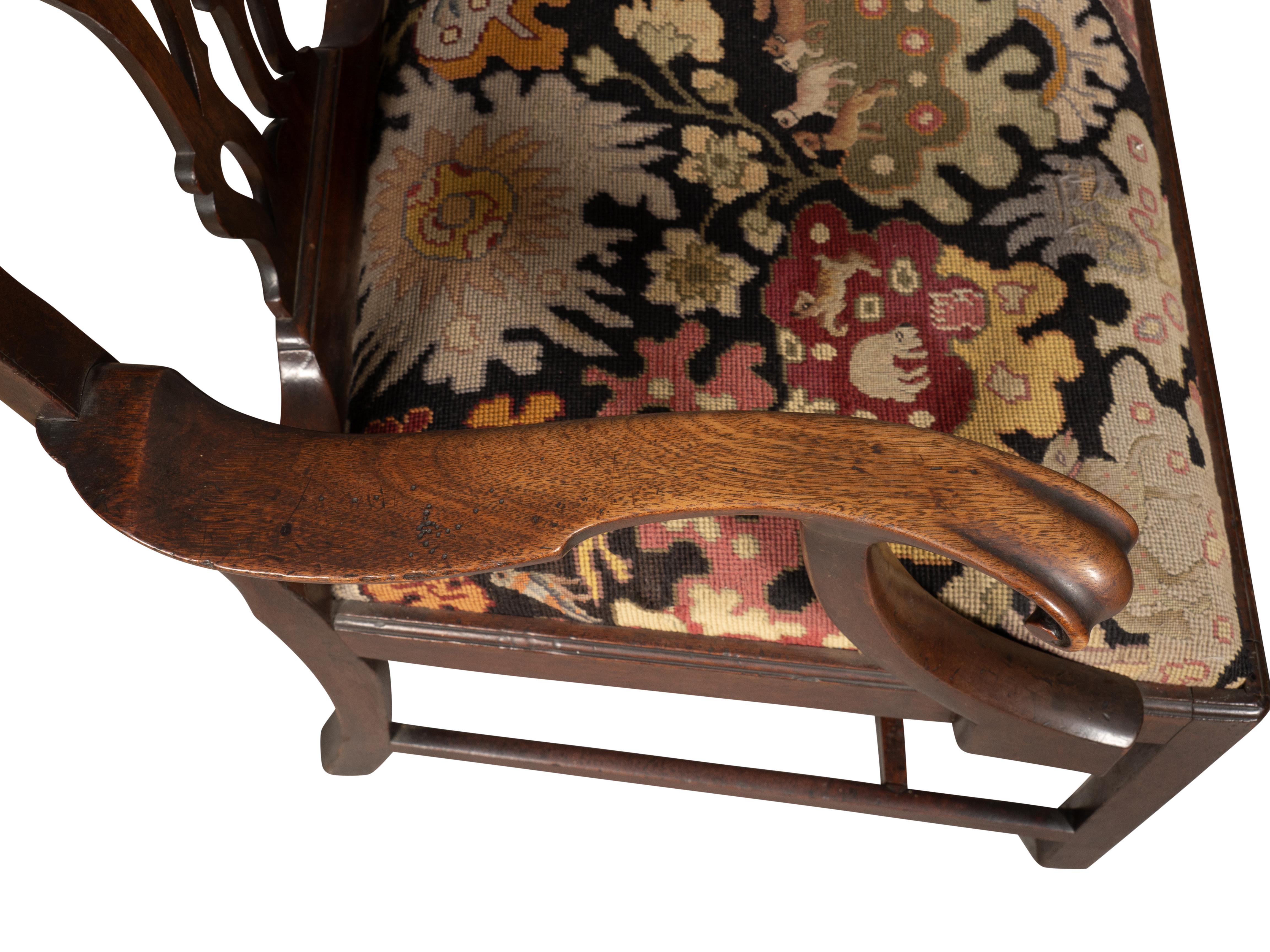 George III.-Mahagoni-Sessel im Angebot 6