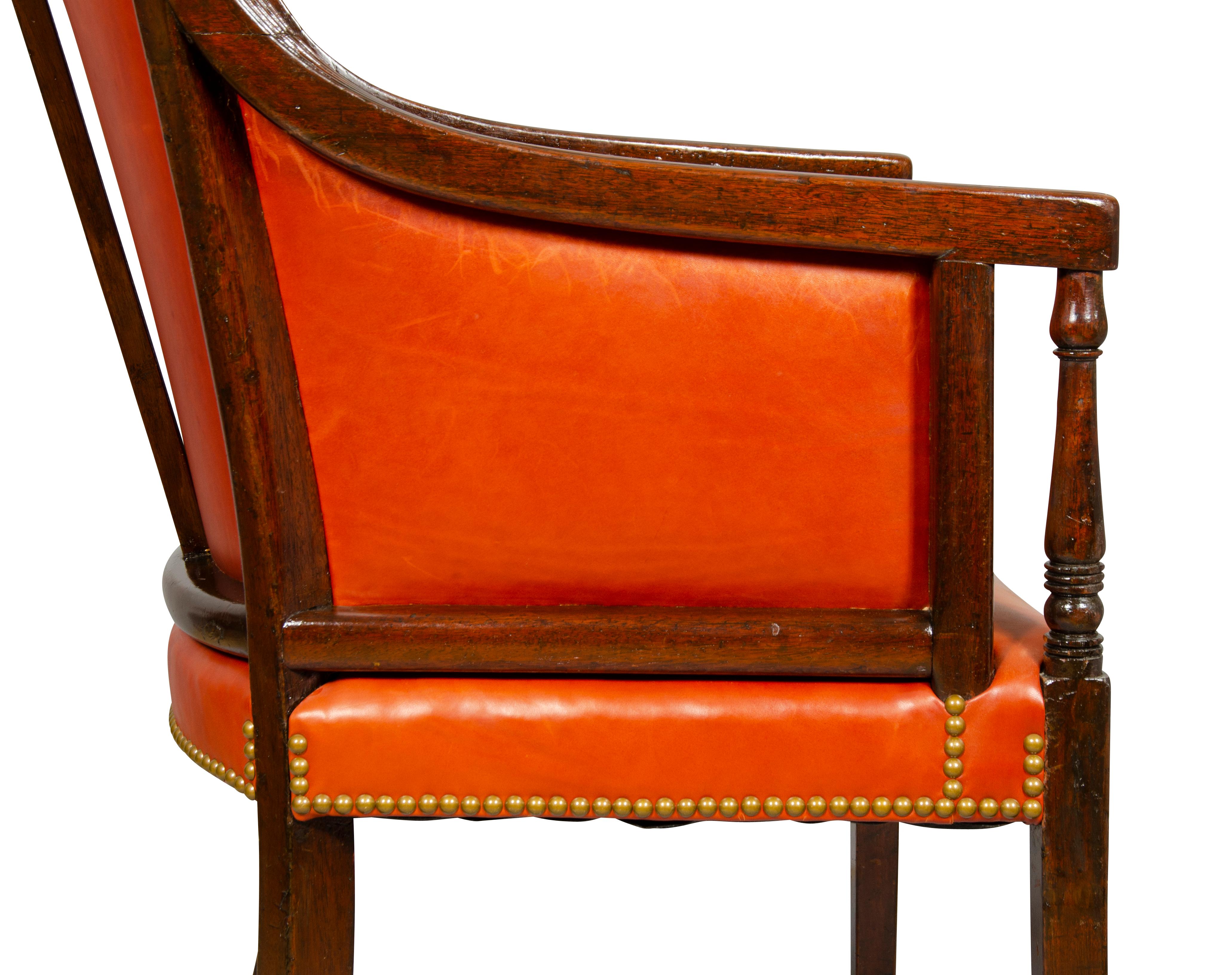 George III Mahogany Armchair 7