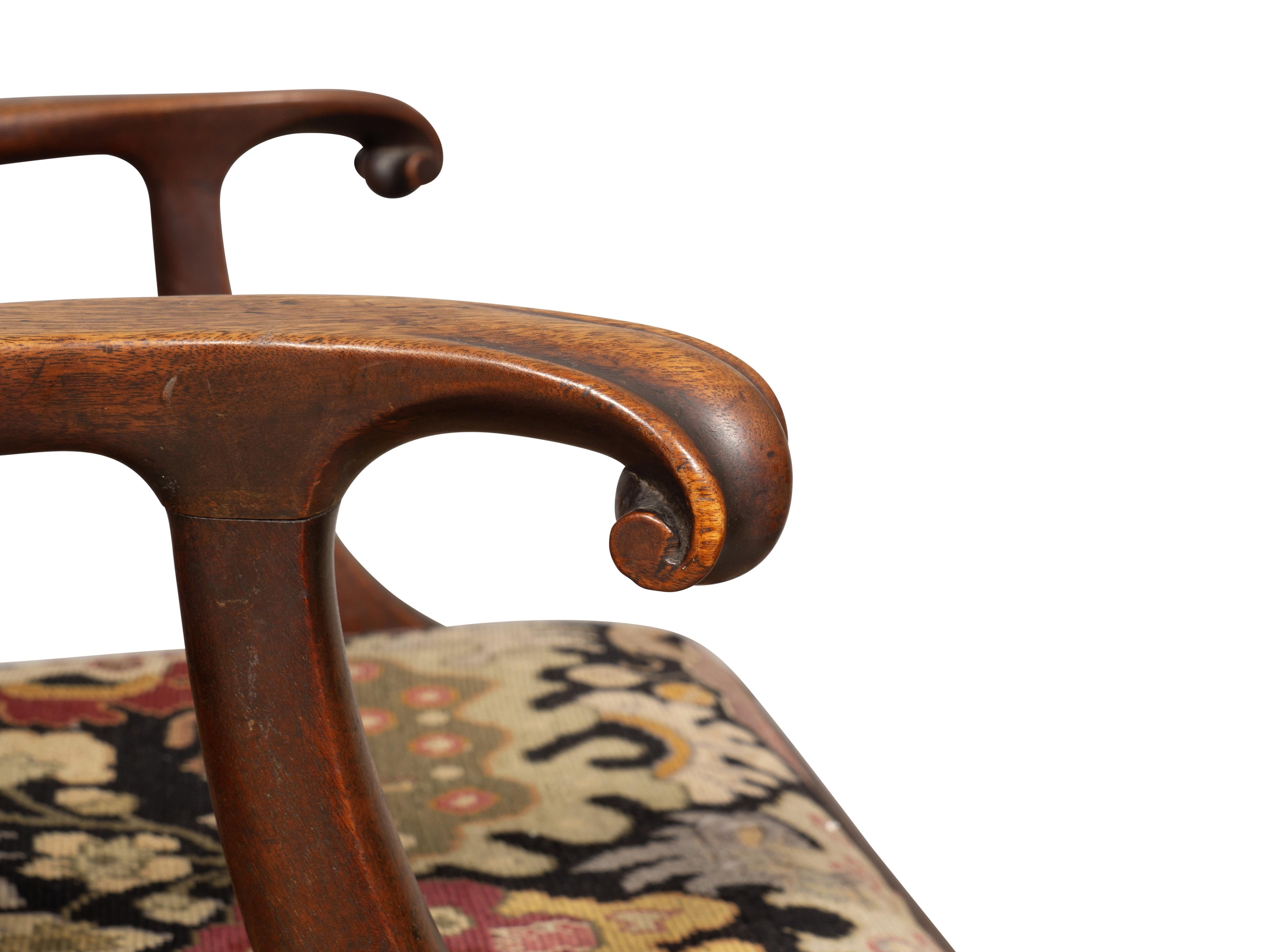 George III.-Mahagoni-Sessel im Angebot 7