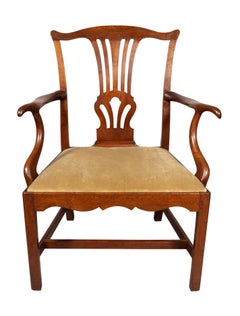 George III Mahogany Armchair