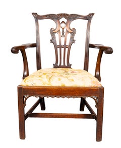 George III Mahogany Armchair