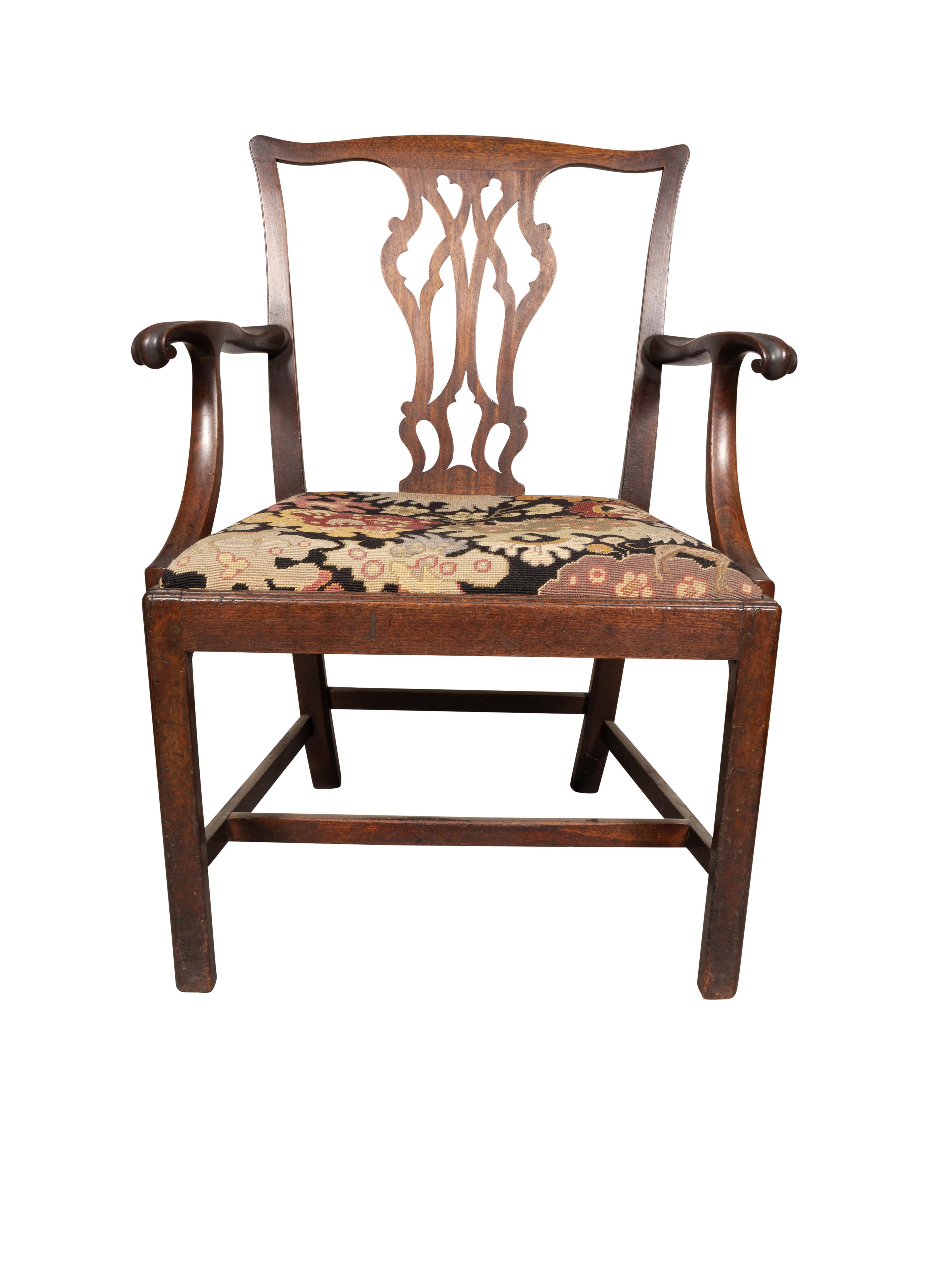 George III.-Mahagoni-Sessel (Englisch) im Angebot