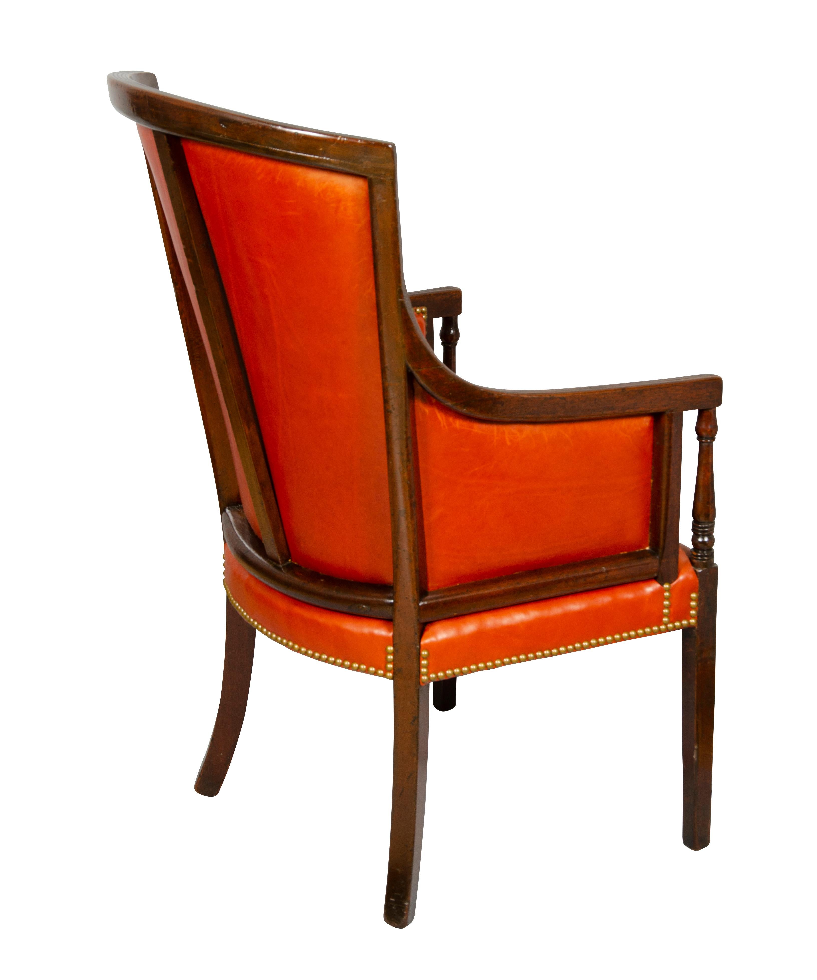 George III Mahogany Armchair 1