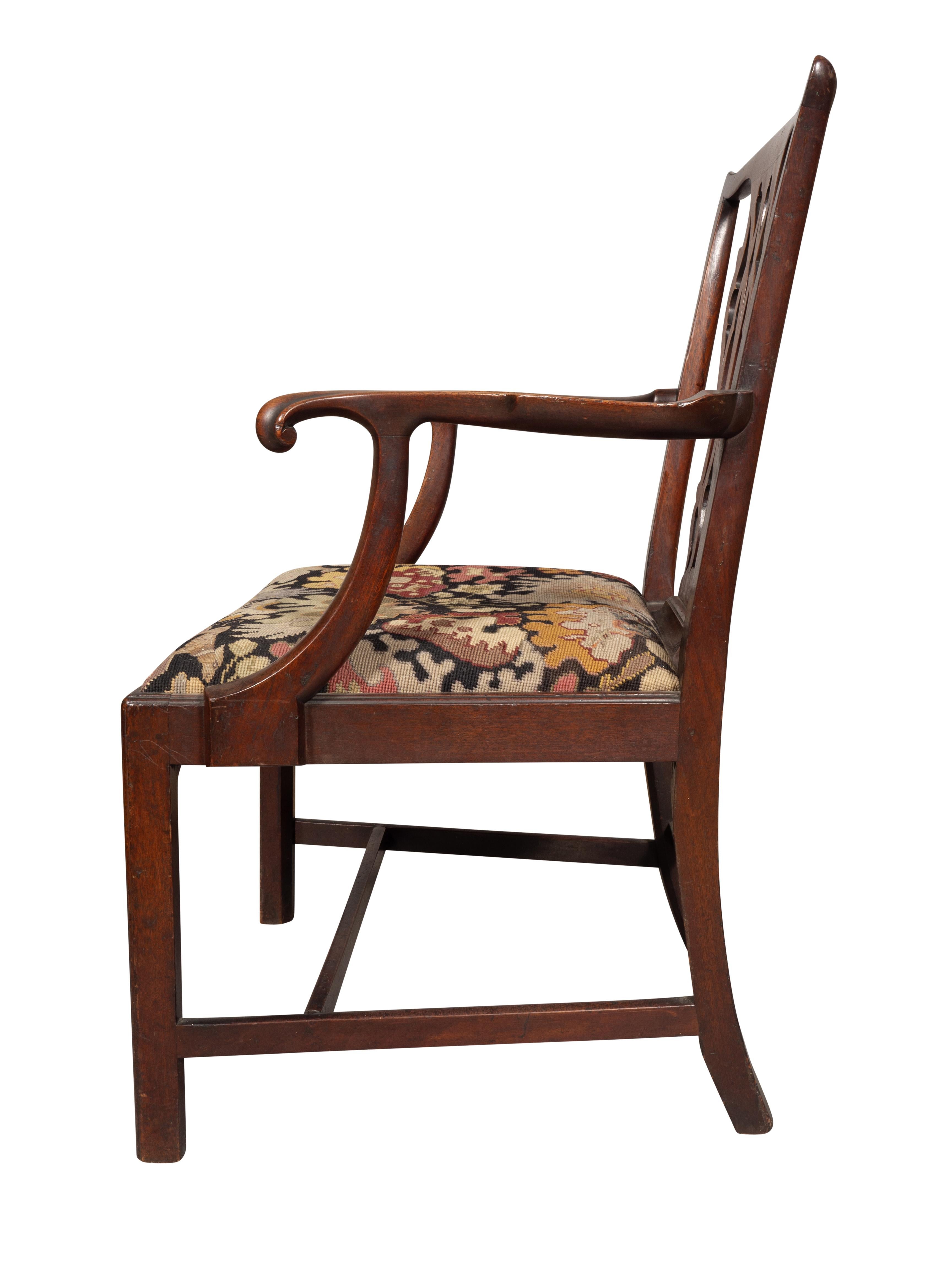 George III.-Mahagoni-Sessel im Angebot 1