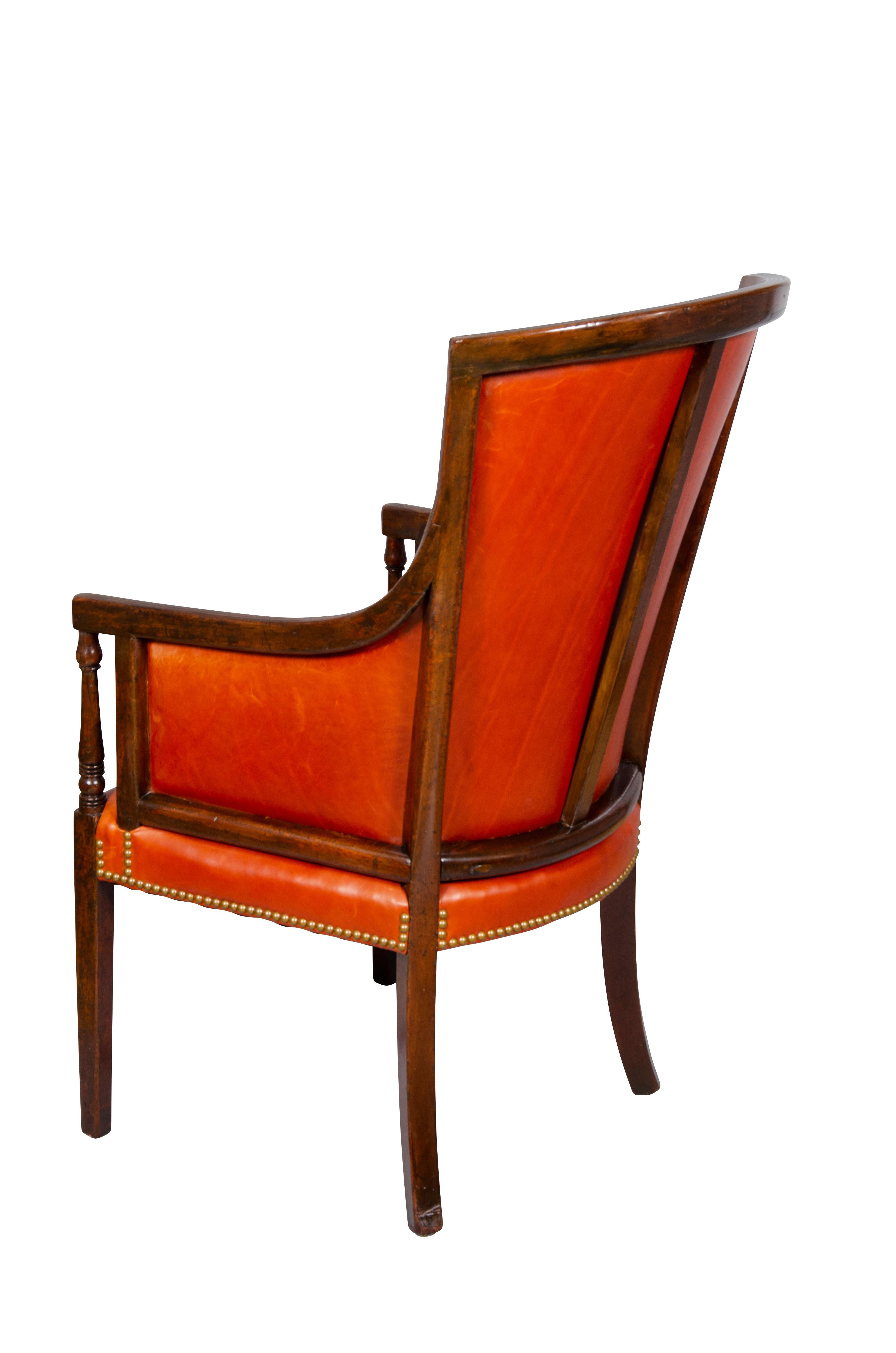 George III Mahogany Armchair 3