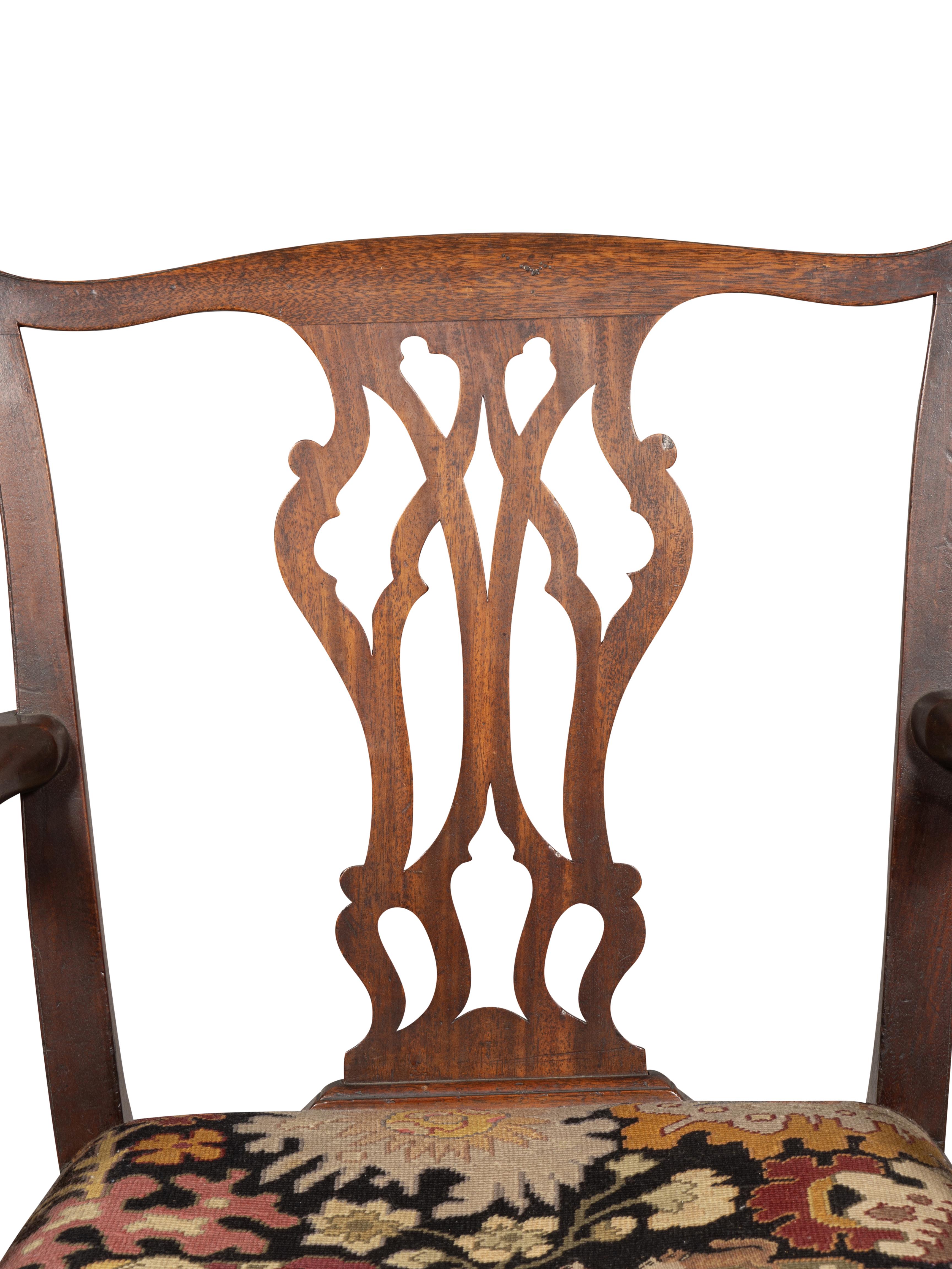 George III.-Mahagoni-Sessel im Angebot 3