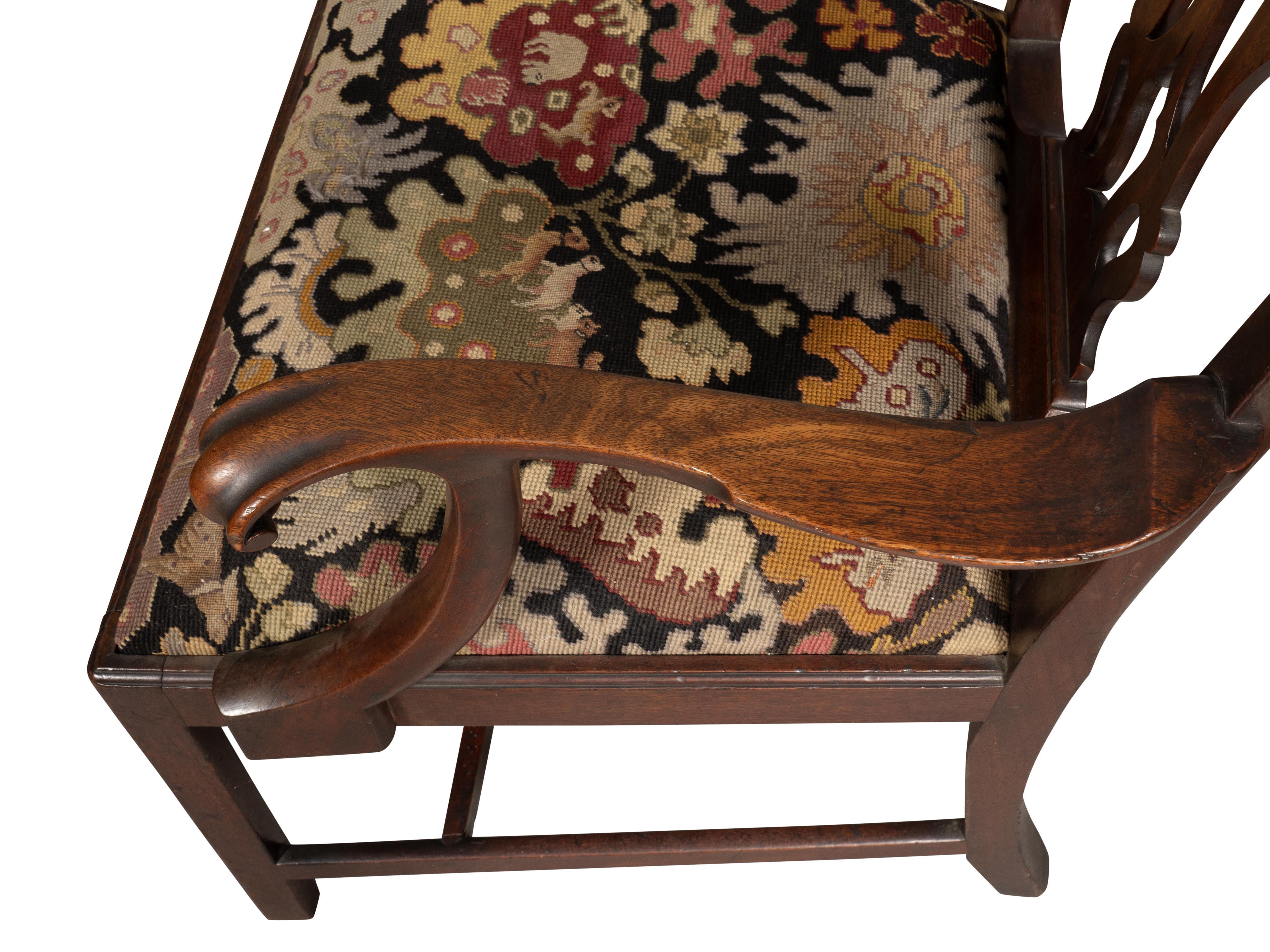 George III.-Mahagoni-Sessel im Angebot 4