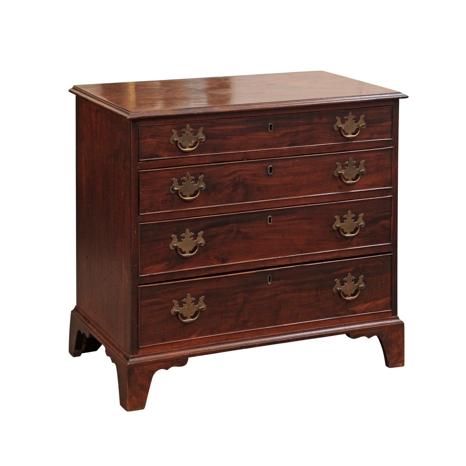 George III Mahogany Bachelors Chest, circa 1800