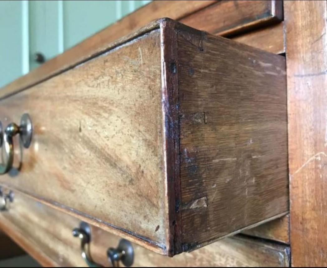 George III Mahogany Bachelor's Chest In Good Condition For Sale In Lymington, GB