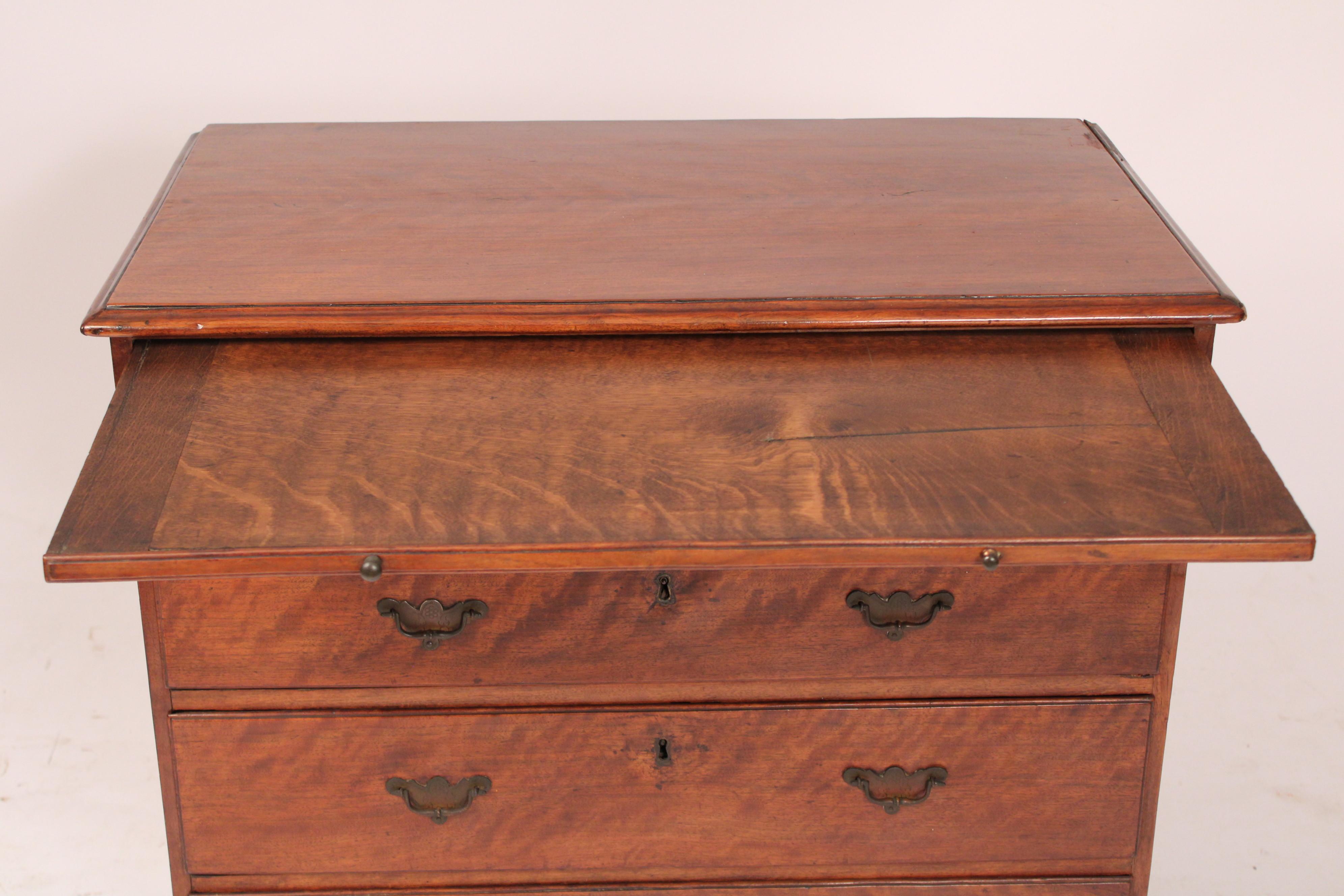 Brass George III Mahogany Bachelors Chest For Sale