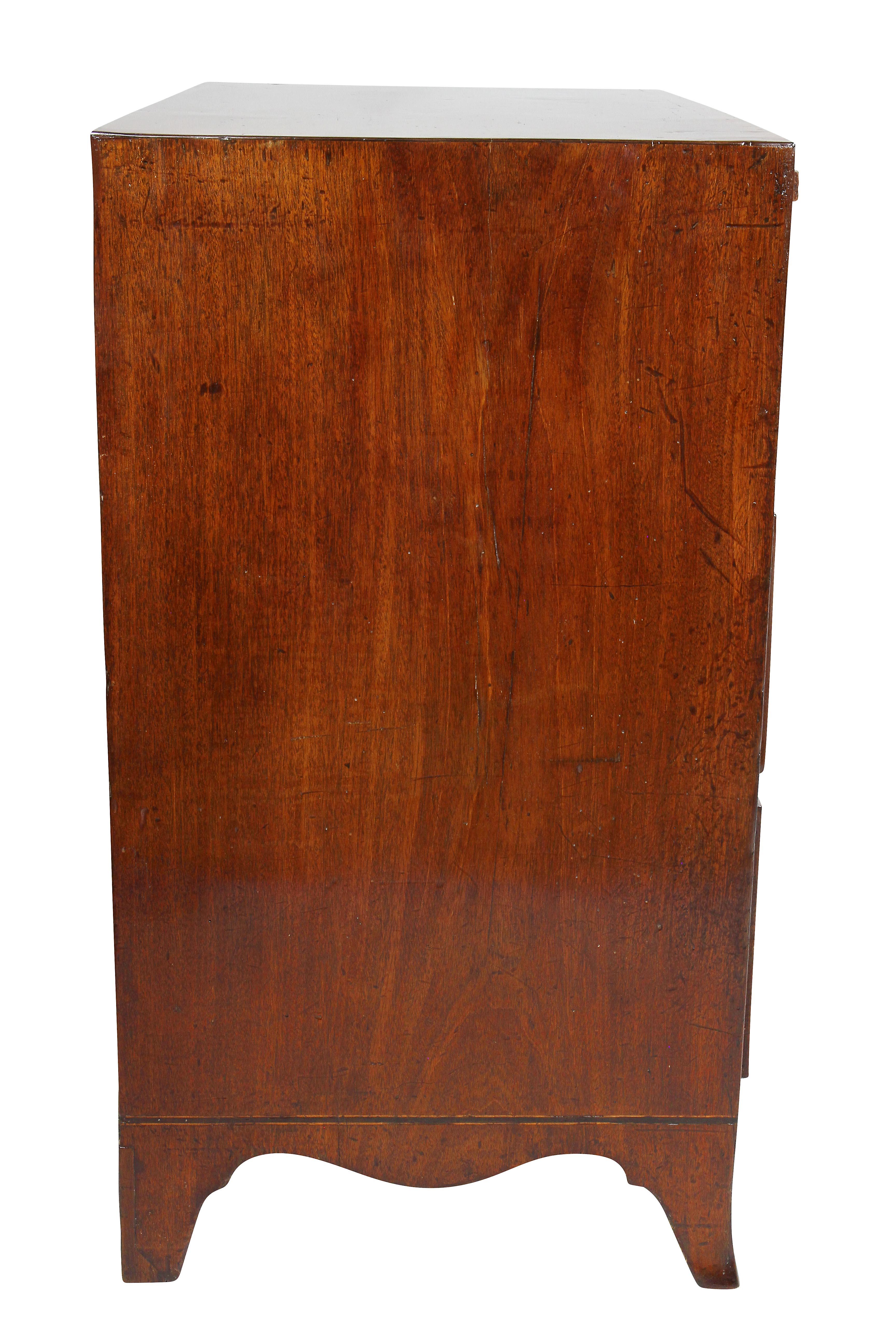 George III Mahogany Bachelors Chest 1