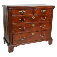 Antique George III Mahogany Bachelors Chest