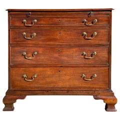 Antique George III Mahogany Bachelors Chest of Drawers