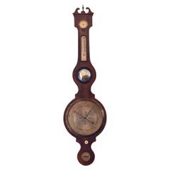 George III Mahogany Barometer