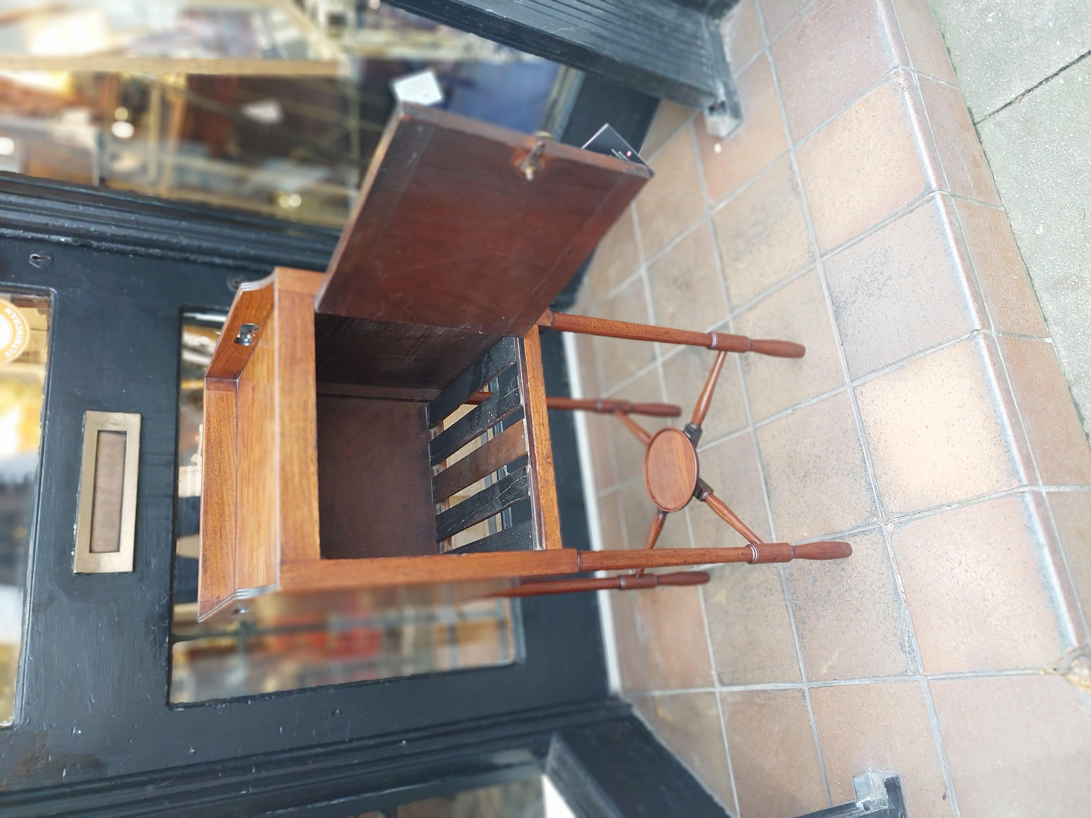 English George III Mahogany Bedside Cabinet