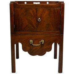 George III Mahogany Bedside Cabinet