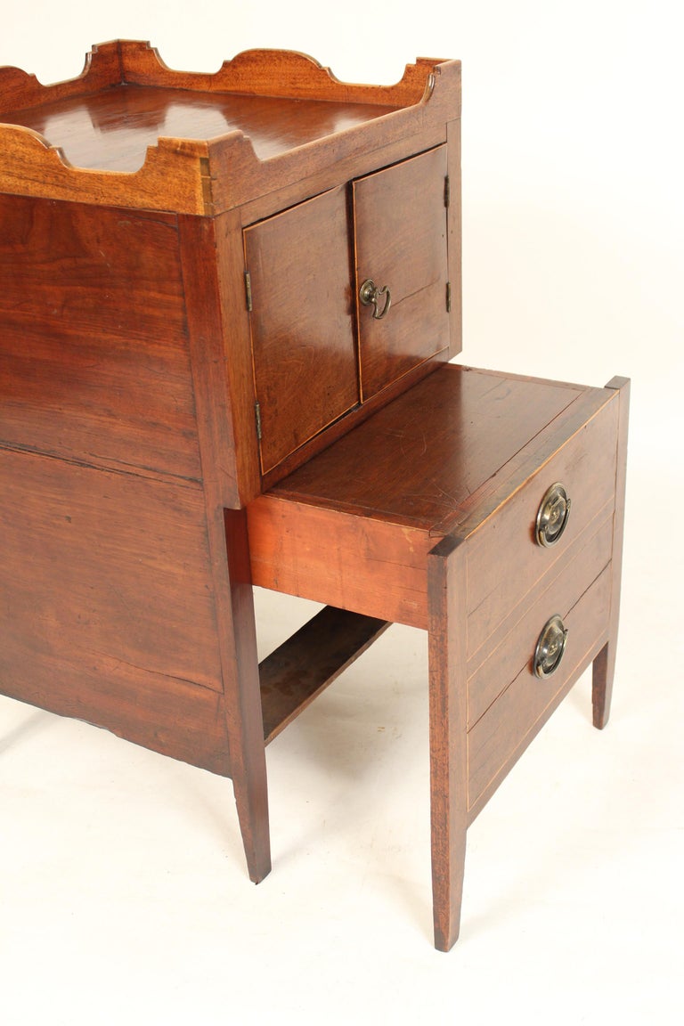 III Mahogany Bedside Commode / End Table at 1stDibs