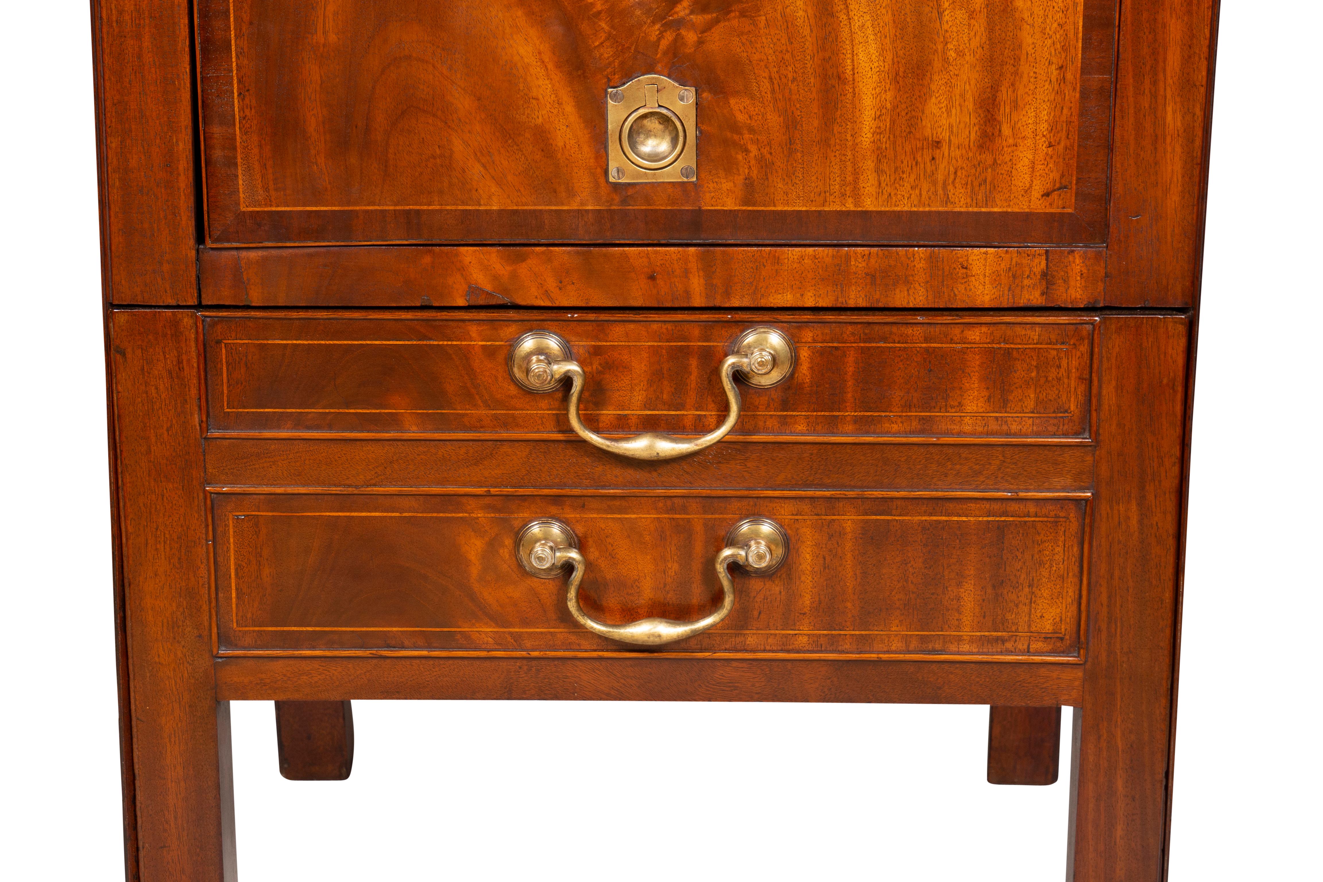 George III Mahogany Bedside Commode For Sale 7