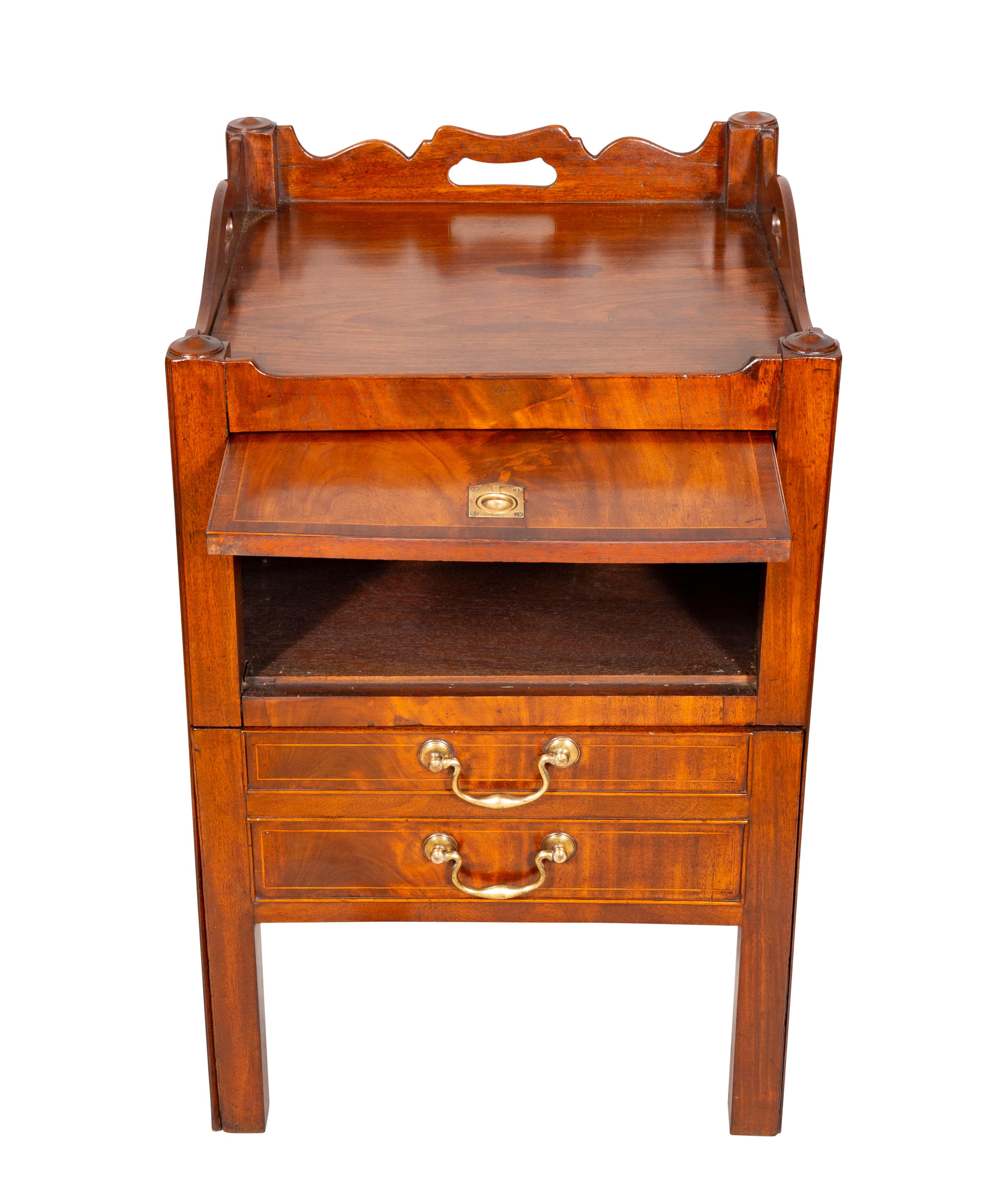 George III Mahogany Bedside Commode For Sale 2