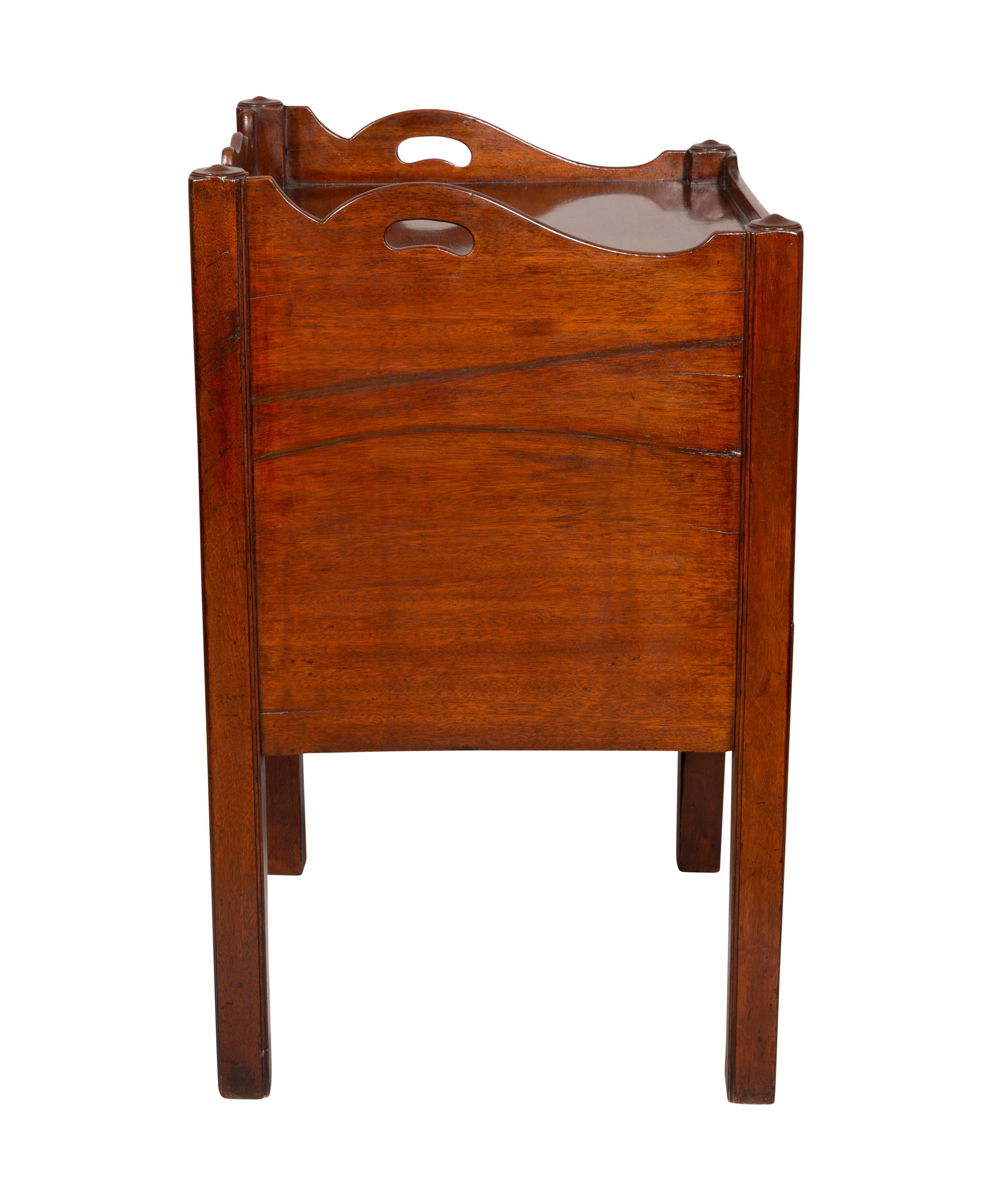 George III Mahogany Bedside Commode For Sale 4
