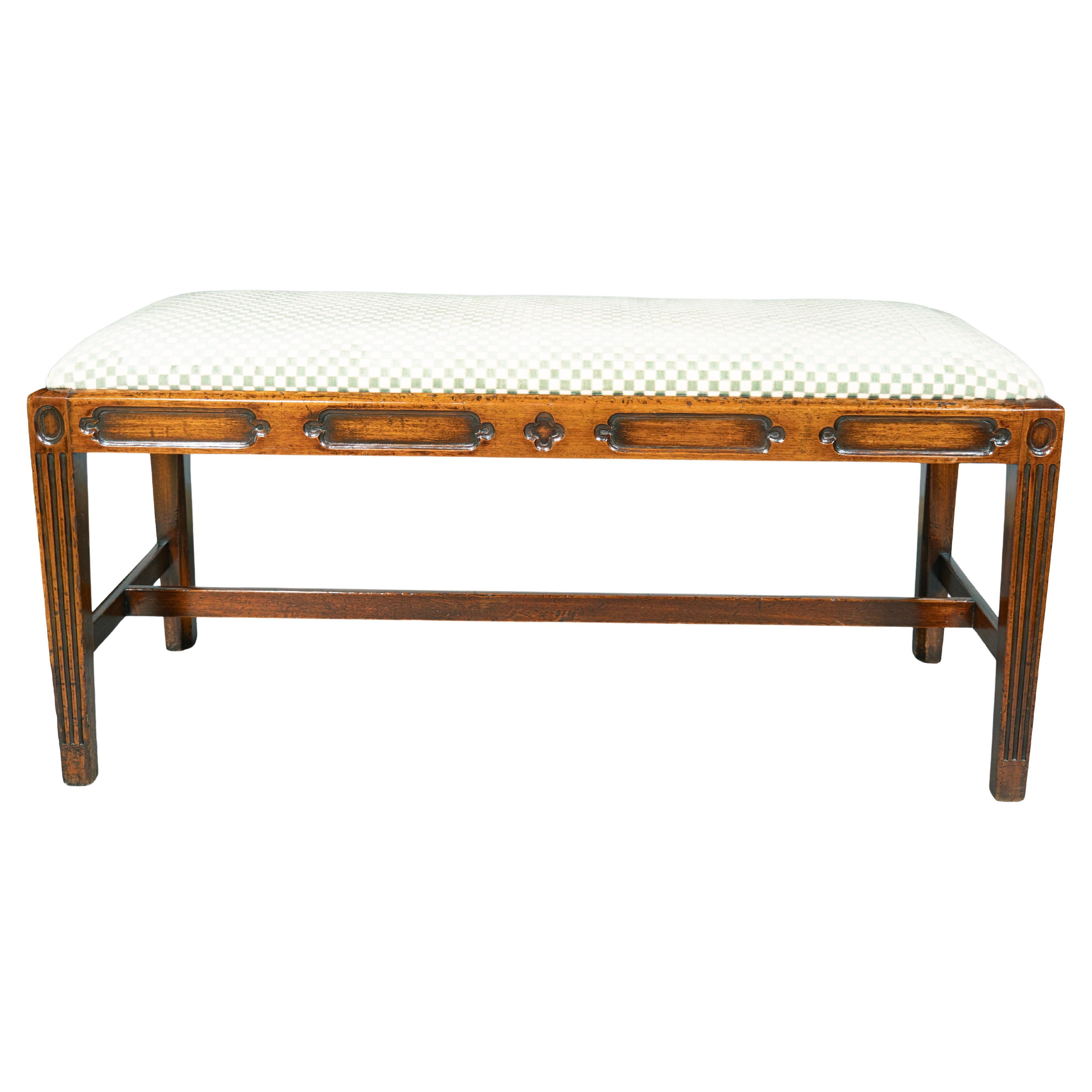 Banc en acajou George III