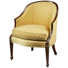 George III Mahogany Bergere